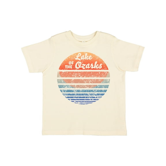 Inktastic Lake of the Ozarks Distressed Retro Sunset Boys or Girls Toddler T-Shirt