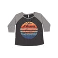 thumbnail image 1 of Inktastic Lake of the Ozarks Distressed Retro Sunset Women's Plus Size T-Shirt, 1 of 5