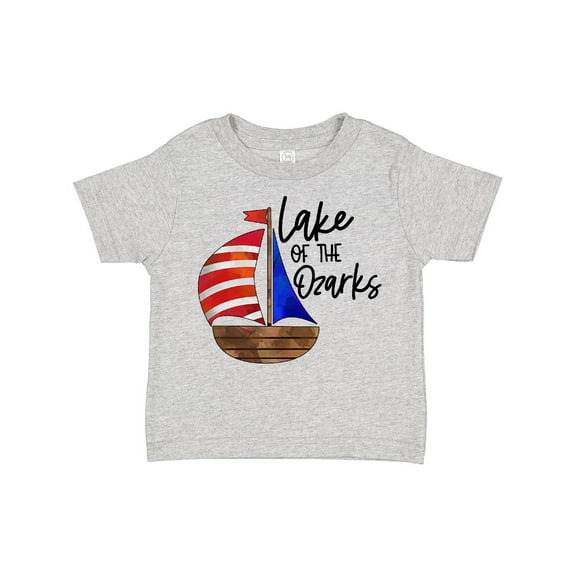 Inktastic Lake of the Ozarks Sailboat Boys or Girls Toddler T-Shirt