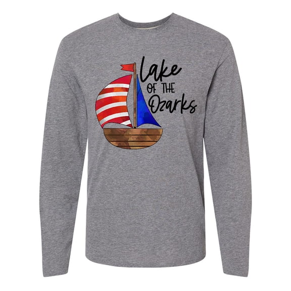Inktastic Lake of the Ozarks Sailboat Long Sleeve T-Shirt