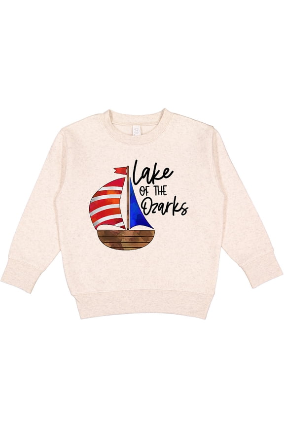 Lake of the Ozarks Sailboat Toddler Sweatshirt