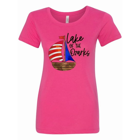Inktastic Lake of the Ozarks Sailboat Women's T-Shirt