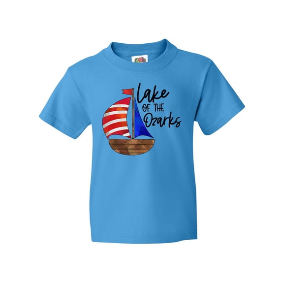 Inktastic Lake of the Ozarks Sailboat Youth T-Shirt