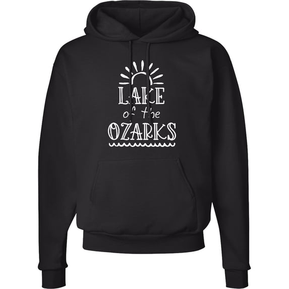 Inktastic Lake of the Ozarks Sun and Lake Adult Hoodie Sweatshirt