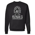 thumbnail image 1 of Inktastic Lake of the Ozarks Sun and Lake Adult Sweatshirt, 1 of 4