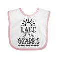 thumbnail image 1 of Inktastic Lake of the Ozarks Sun and Lake Boys or Girls Baby Bib, 1 of 4