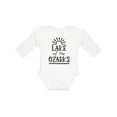 thumbnail image 1 of Inktastic Lake of the Ozarks Sun and Lake Boys or Girls Long Sleeve Baby Bodysuit, 1 of 5
