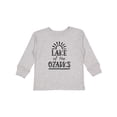 thumbnail image 1 of Inktastic Lake of the Ozarks Sun and Lake Boys or Girls Long Sleeve Toddler T-Shirt, 1 of 5