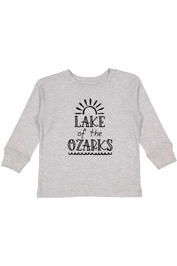 Lake of the Ozarks Sun and Lake Boys or Girls Long Sleeve Toddler T-Shirt