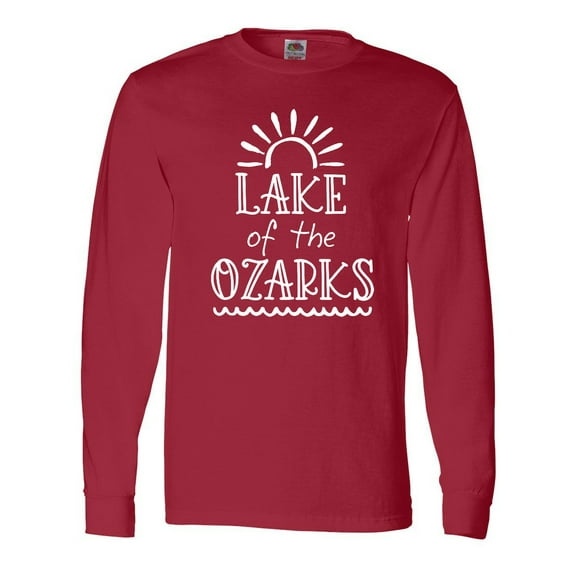 Inktastic Lake of the Ozarks Sun and Lake Long Sleeve T-Shirt