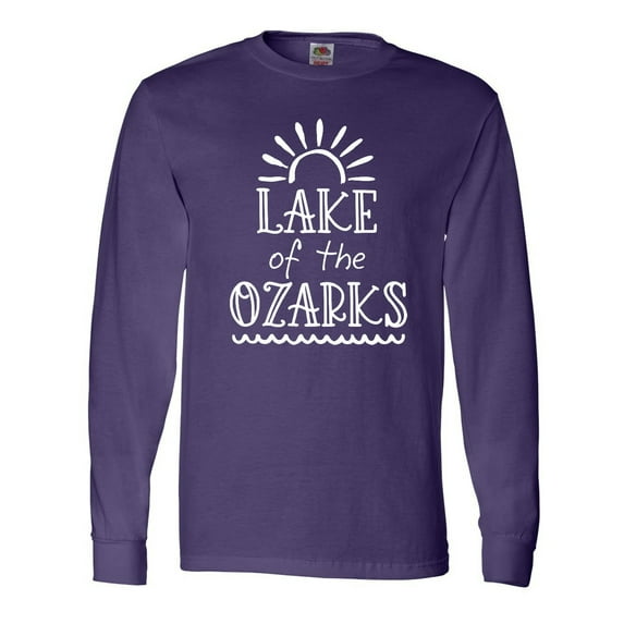 Inktastic Lake of the Ozarks Sun and Lake Long Sleeve T-Shirt