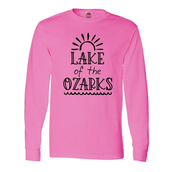 Inktastic Lake of the Ozarks Sun and Lake Long Sleeve T-Shirt