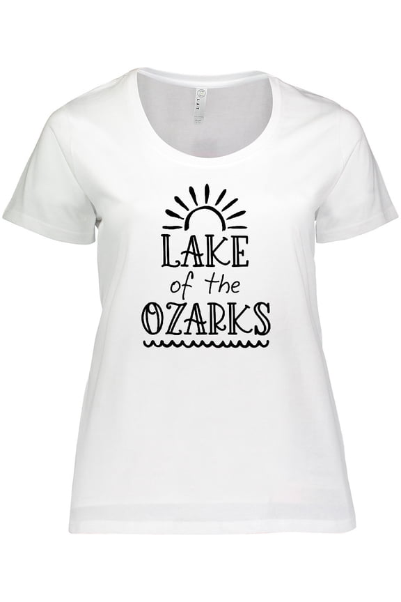 Lake of the Ozarks Sun and Lake Women's Plus Size T-Shirt