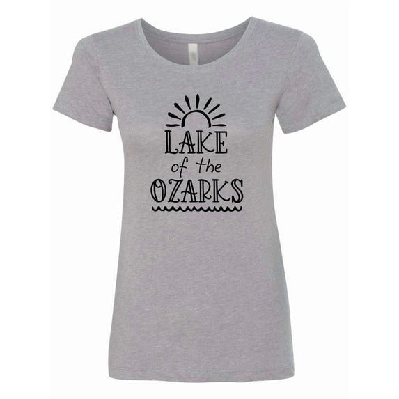 Inktastic Lake of the Ozarks Sun and Lake Women's T-Shirt