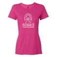 thumbnail image 1 of Inktastic Lake of the Ozarks Sun and Lake Women's T-Shirt, 1 of 5