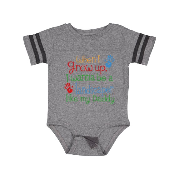 Inktastic Landscaper Like Daddy Boys or Girls Baby Bodysuit