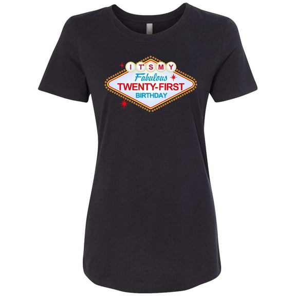 Inktastic Las Vegas 21st Birthday Women's T-Shirt