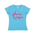 thumbnail image 1 of Inktastic Las Vegas- Flamingo Silhouette in Pink Women's V-Neck T-Shirt, 1 of 5