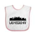 thumbnail image 1 of Inktastic Las Vegas Nevada City Skyline Boys or Girls Baby Bib, 1 of 4