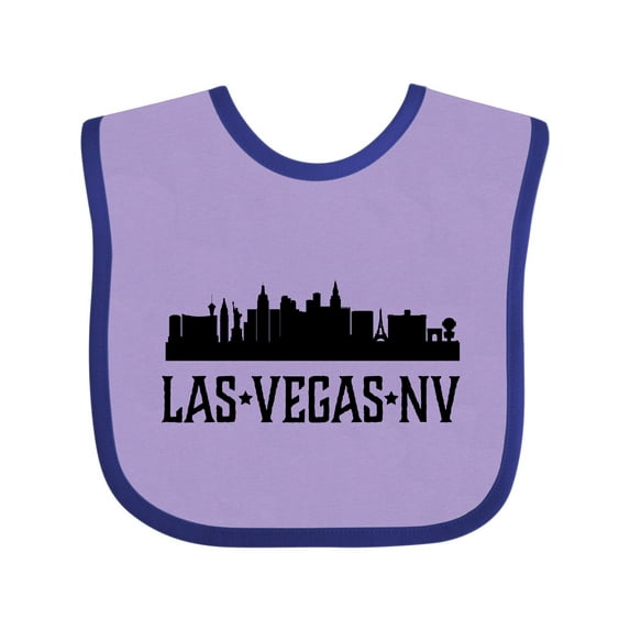 Inktastic Las Vegas Nevada City Skyline Boys or Girls Baby Bib