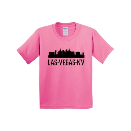 Inktastic Las Vegas Nevada City Skyline Youth T-Shirt