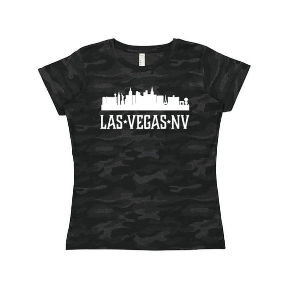 Inktastic Las Vegas Nevada Skyline NV Cities Women's T-Shirt