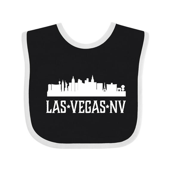 Inktastic Las Vegas Nevada Skyline Nv Cities Boys or Girls Baby Bib