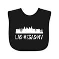 thumbnail image 1 of Inktastic Las Vegas Nevada Skyline Nv Cities Boys or Girls Baby Bib, 1 of 4