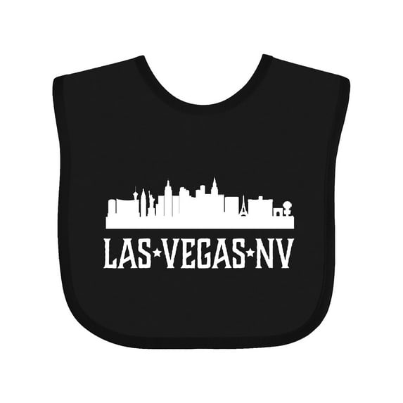 Inktastic Las Vegas Nevada Skyline Nv Cities Boys or Girls Baby Bib