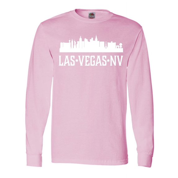 Inktastic Las Vegas Nevada Skyline Nv Cities Long Sleeve T-Shirt