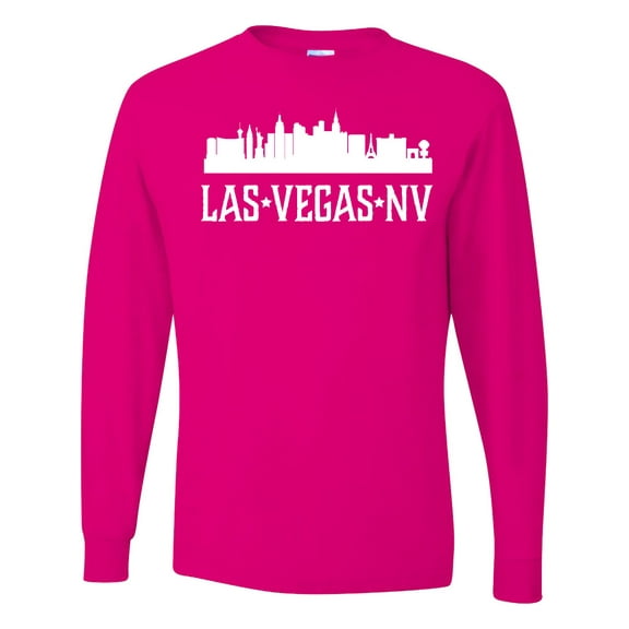 Inktastic Las Vegas Nevada Skyline Nv Cities Long Sleeve T-Shirt