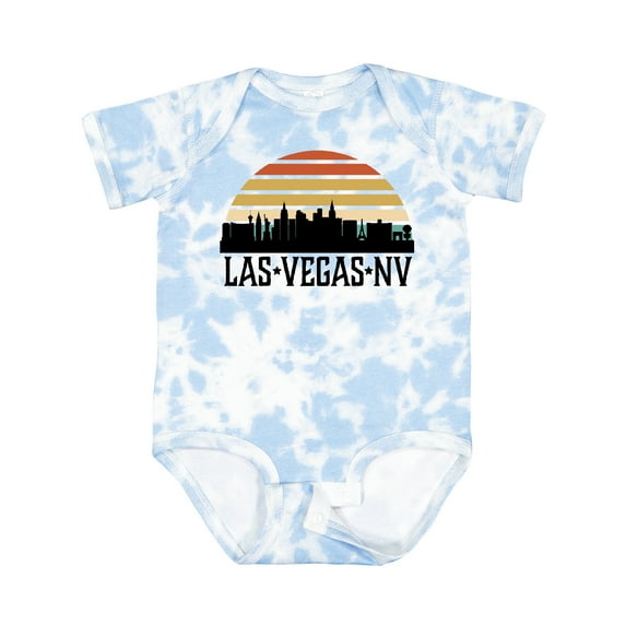 Inktastic Las Vegas Nevada Skyline Retro Boys or Girls Baby Bodysuit