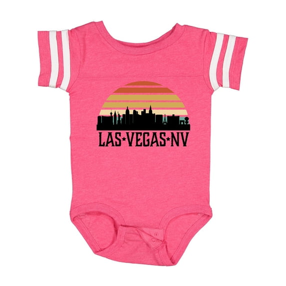 Inktastic Las Vegas Nevada Skyline Retro Boys or Girls Baby Bodysuit