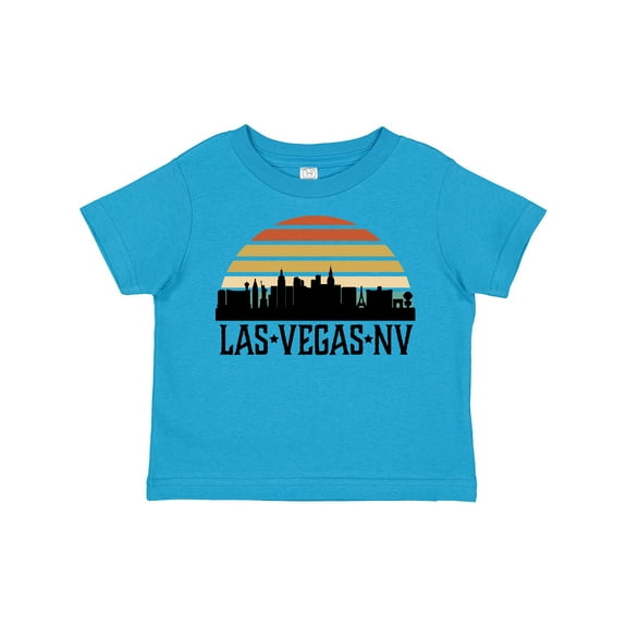 Inktastic Las Vegas Nevada Skyline Retro Boys or Girls Toddler T-Shirt