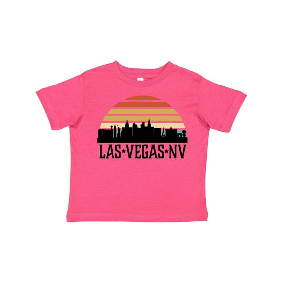 Inktastic Las Vegas Nevada Skyline Retro Boys or Girls Toddler T-Shirt
