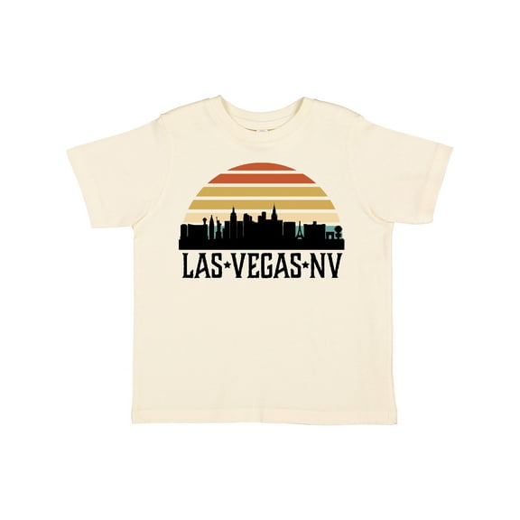 Inktastic Las Vegas Nevada Skyline Retro Boys or Girls Toddler T-Shirt