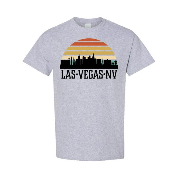 Inktastic Las Vegas Nevada Skyline Retro T-Shirt