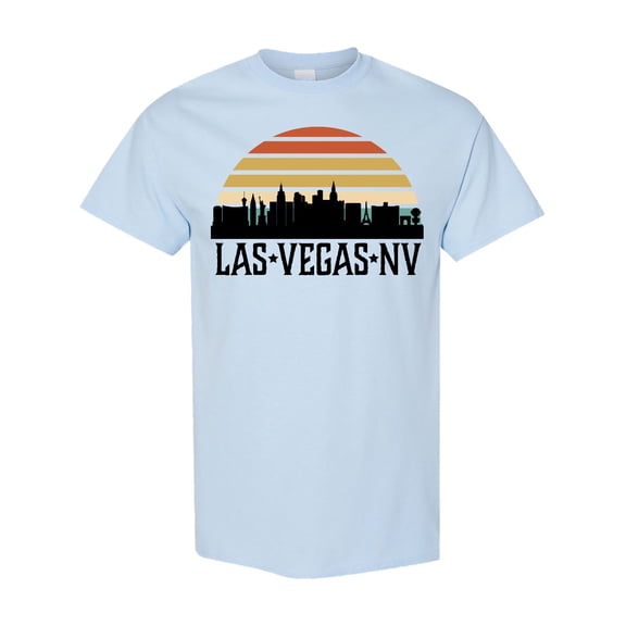Inktastic Las Vegas Nevada Skyline Retro T-Shirt
