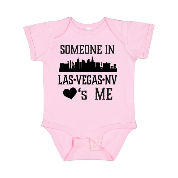 Inktastic Las Vegas Nevada Someone Loves Me Skyline Boys or Girls Baby Bodysuit