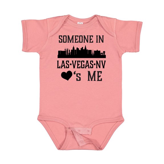 Inktastic Las Vegas Nevada Someone Loves Me Skyline Boys or Girls Baby Bodysuit