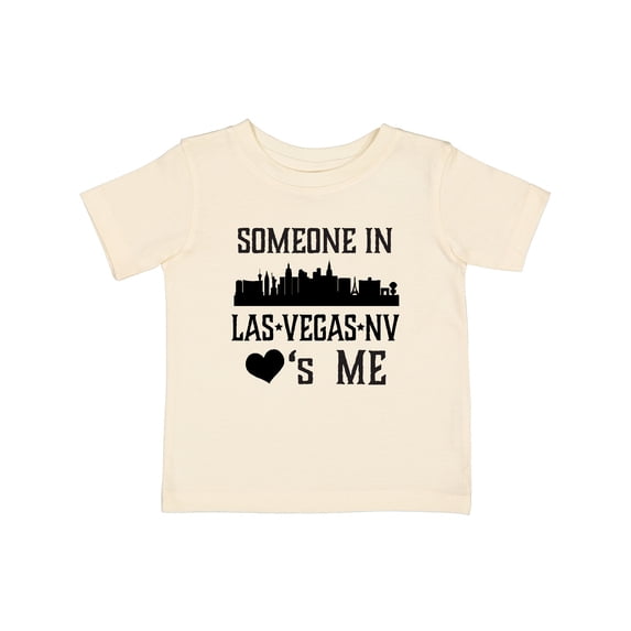 Inktastic Las Vegas Nevada Someone Loves Me Skyline Boys or Girls Baby T-Shirt