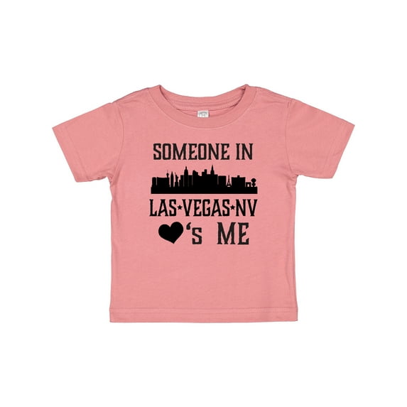 Inktastic Las Vegas Nevada Someone Loves Me Skyline Boys or Girls Baby T-Shirt