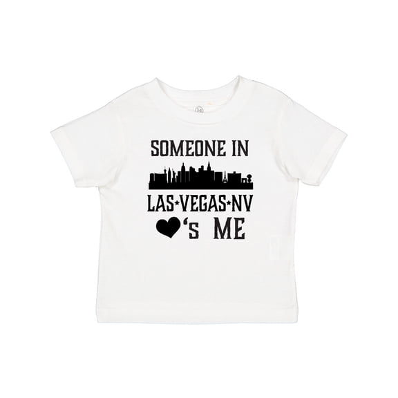 Inktastic Las Vegas Nevada Someone Loves Me Skyline Boys or Girls Baby T-Shirt