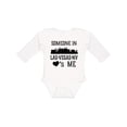 thumbnail image 1 of Inktastic Las Vegas Nevada Someone Loves Me Skyline Boys or Girls Long Sleeve Baby Bodysuit, 1 of 5