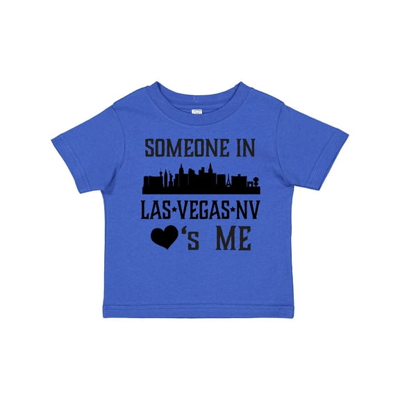 Inktastic Las Vegas Nevada Someone Loves Me Skyline Boys or Girls Toddler T-Shirt