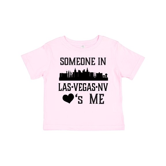 Inktastic Las Vegas Nevada Someone Loves Me Skyline Boys or Girls Toddler T-Shirt