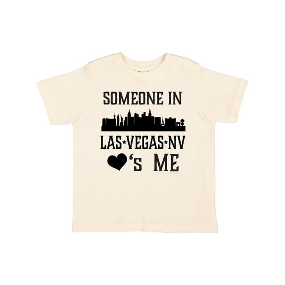 Inktastic Las Vegas Nevada Someone Loves Me Skyline Boys or Girls Toddler T-Shirt