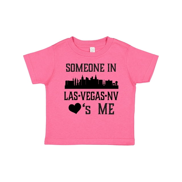 Inktastic Las Vegas Nevada Someone Loves Me Skyline Boys or Girls Toddler T-Shirt
