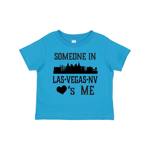 Inktastic Las Vegas Nevada Someone Loves Me Skyline Boys or Girls Toddler T-Shirt