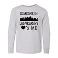 thumbnail image 1 of Inktastic Las Vegas Nevada Someone Loves Me Skyline Long Sleeve Youth T-Shirt, 1 of 5